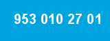 953 010 27 01 953 010 27 01